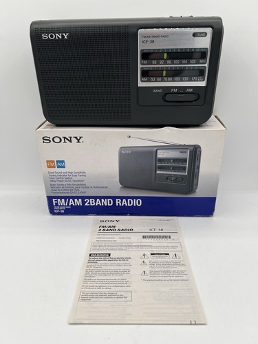 Sony icf am - icf-38, fm/am