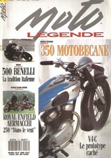MOTO LEGENDE N°17 350 MOTOBECANE / 500 BENELLI / ROYAL ENFIELD AERMACCHI
