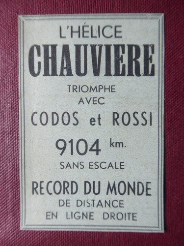1933 pub helice chauviere - 5/1933,