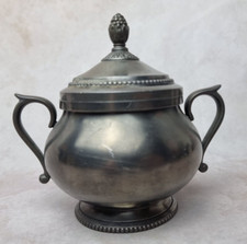 Sucrier En Étain Pot à Sucre