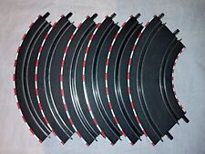 Lot x6 RAIL PISTE COURBE CARRERA GO!!! pour CIRCUIT ÉLECTRIQUE Slot Car Voiture