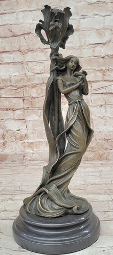 Statue figurine bougeoir - statue,