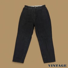 Jean Mom Noir Tapered Taille
