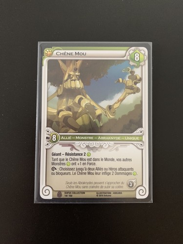 Carte wakfu tcg chêne - wakfu, mou