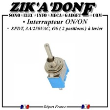 Interrupteur à levier ON/ON