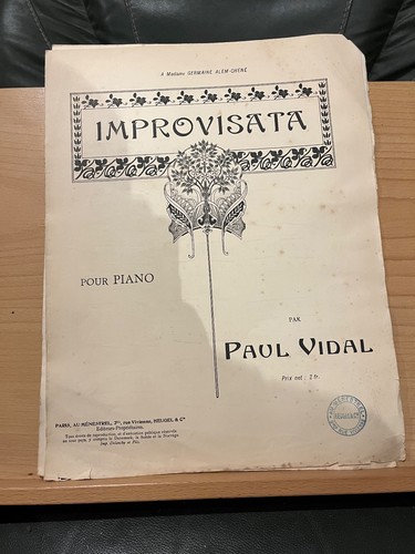 Paul vidal improvisata pour - vidal,