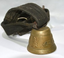 CLOCHE DE VACHE Sans marque gravures sur le tour