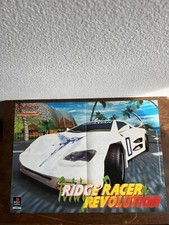 Vintage Poster Ps1 Ridge Racer Revolution / 3x3 Eyes Animé Manga Joypad 1996