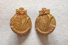 Lot de 2 Insignes, broches ski