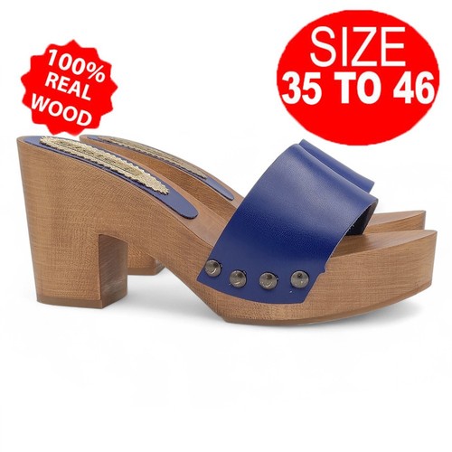 Mules pour femmes bleues - femmes, en