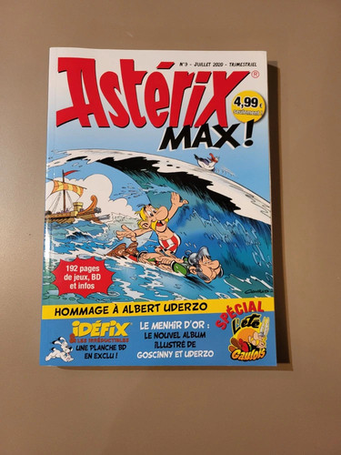 Asterix max hommage uderzo - 9, a