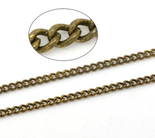 Chaine bronze 8mm 1 3mm - chaine, 1,8mm