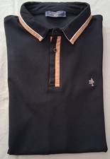 POLO HOMME NOIR AVEC BORDURES