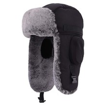 Chapka Russe Fourrure Ski Chapeau Trappeur Homme Femme Bonnet Hiver Étanche D...