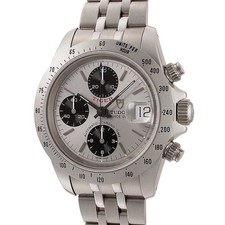 Auth TUDOR Prince Date Tiger