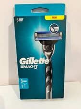 GILLETTE Mach 3 Pack 1 Rasoir + 3 Lames 100% ORIGINAL NEUF