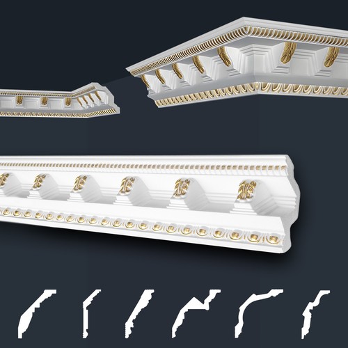 Baguettes plafond hexim 30 - de,