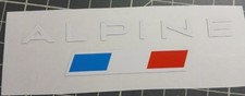 Autocollant Alpine clignotant