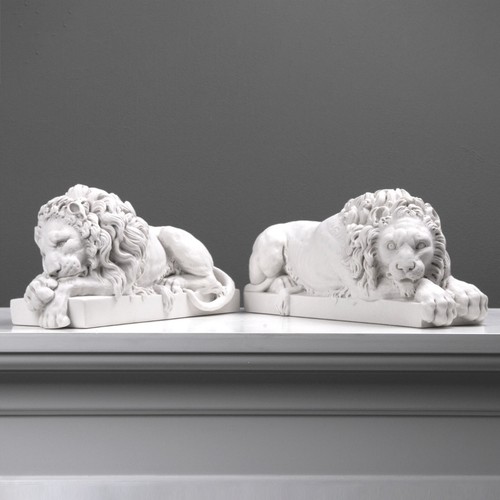 Canova lions statues - statues, en