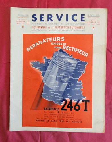Service 1938 étude - service, ;