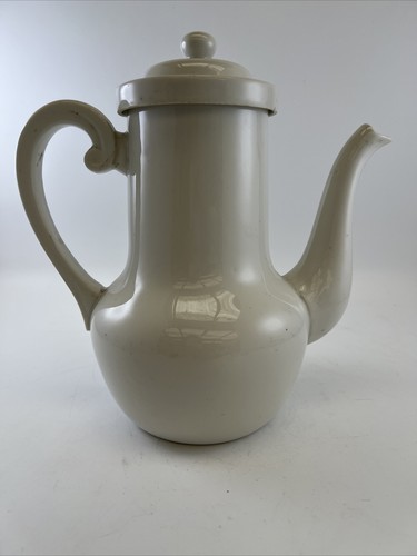 Ancien pichet cafetiere blanc - cafetiere,