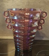 Vase violet art déco - , ?