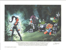 EX-LIBRIS  OLIVIER RAMEAU , COLOMBE ET LA MAITRESSE SIGNE PAR DANY NEUF