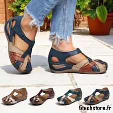 Sandales vintage d'été à