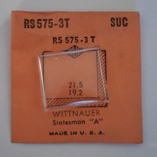 Verre montre SUC RS 575-3T - WITTNAUER - 21,5x19,2 [NOS] (Watch crystal)
