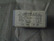 BOITE VIDE  DE 32 CARTOUCHES ou MUNITIONS de 9 MM REF BV32/1
