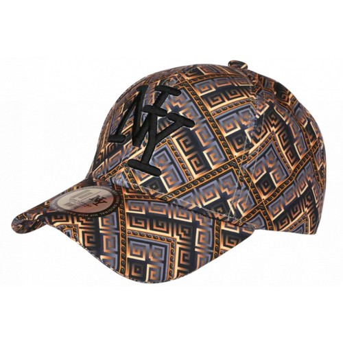 Casquette marron design - ny,