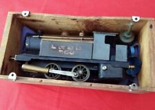 Locomotive  à VAPEUR VIVE +Tender "GBN" , fonctionne , BOÎTE d'origine, Ech 0