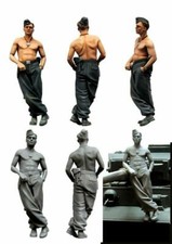 1:35 figurine en résine soldat allemand WW2 non peinte