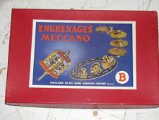 MECCANO BOITE B D'ENGRENAGES
