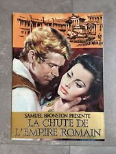 Rare grand livre promo Français LA CHUTE DE L'EMPIRE ROMAIN - SOPHIA LOREN