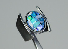 925 Argent, Oxydé - Bague