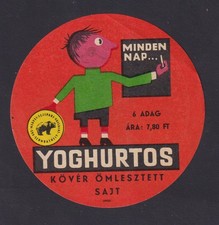 Ancienne  étiquette Fromage BN2020032 Enfant Ecolier