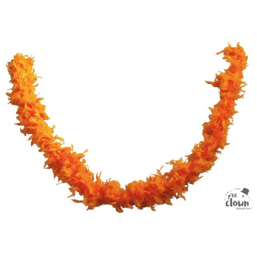 Boa plumes orange 160 - boa, à