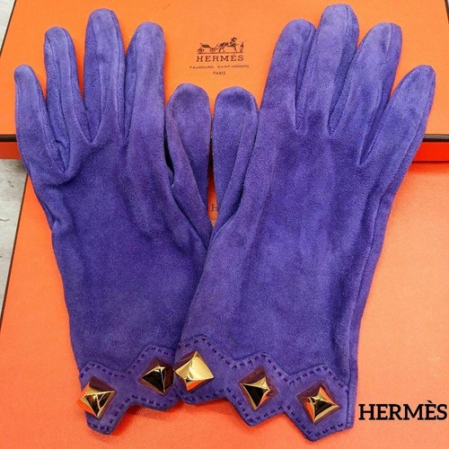 Gants hermès violet série - hermès,