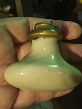 Bouton ancien porcelaine