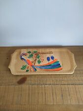 Plat A Cake / Buche en Céramique Oiseau Exotique Style Poet Laval