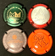 lot de 4 Capsules de champagne