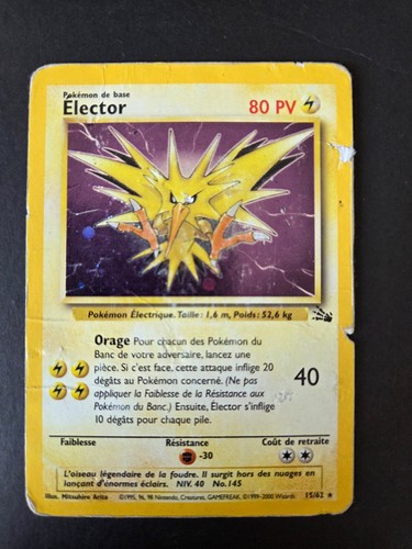 Carte pokémon elector - pokémon,