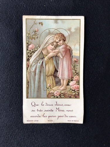 Image pieuse ancienne bouasse - image,