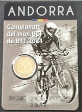 Coffret Pièce 2 € BU Andorre 2024 - championnats du monde VTT