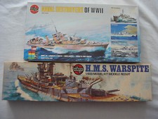 AIRFIX Destroyers HMS COSSACK HMS HOTSPUR CAMPBELTOWN NARVIK HMS WARSPITE 1/600