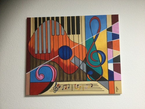 Tableau musique peintures - musique",