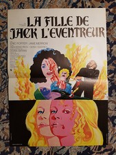 Affiche 1971 LA FILLE DE JACK L' EVENTREUR 40x60 HORROR HAMMER Films