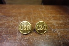 LOT OF 2 C&O RR BRASS
