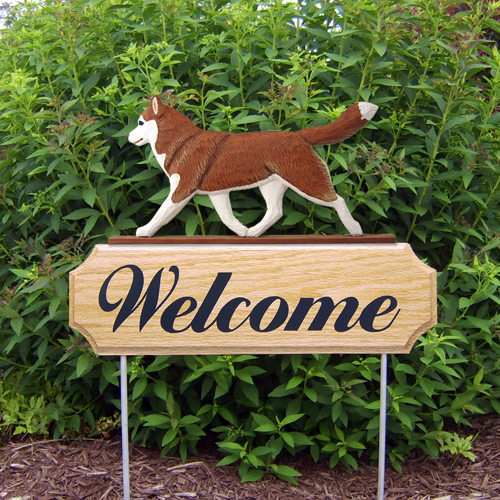 Panneau bienvenue bois - de,